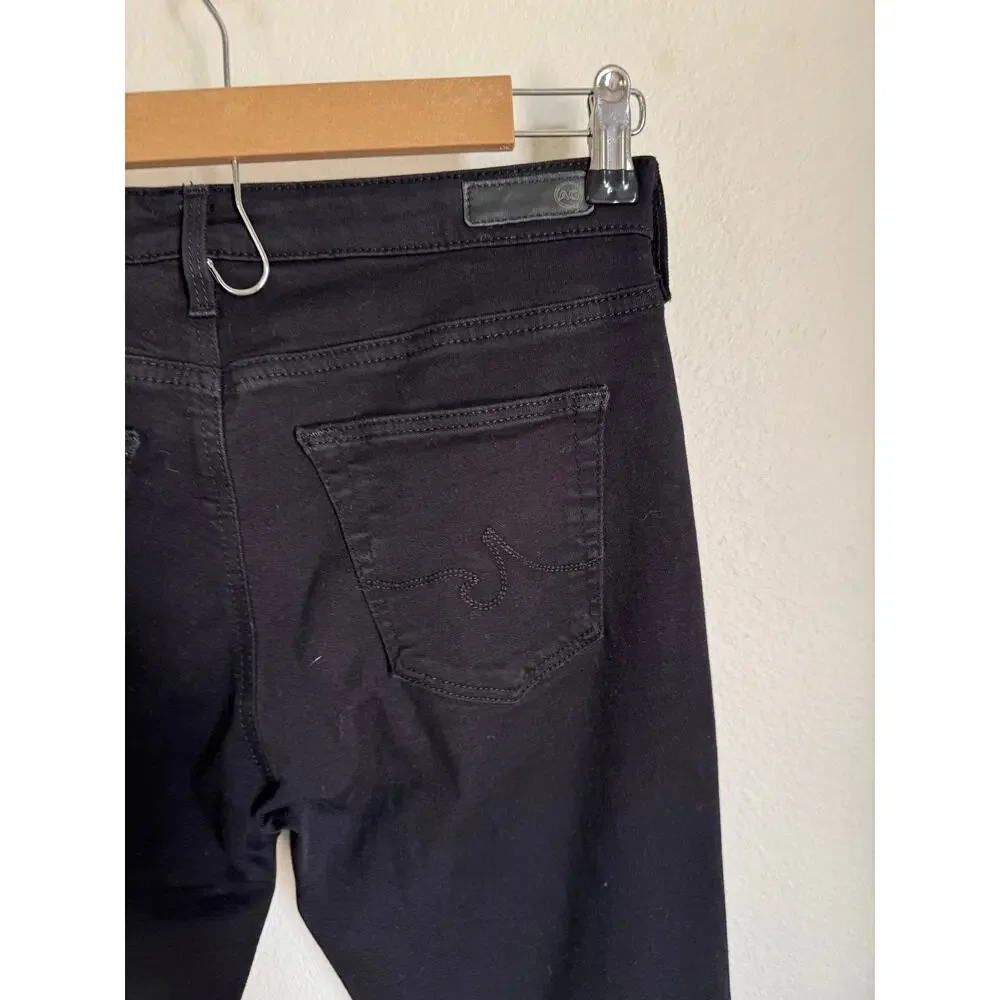 AG Jeans Adriano‎ Goldschmied Super Skinny Ankle Black Size 27